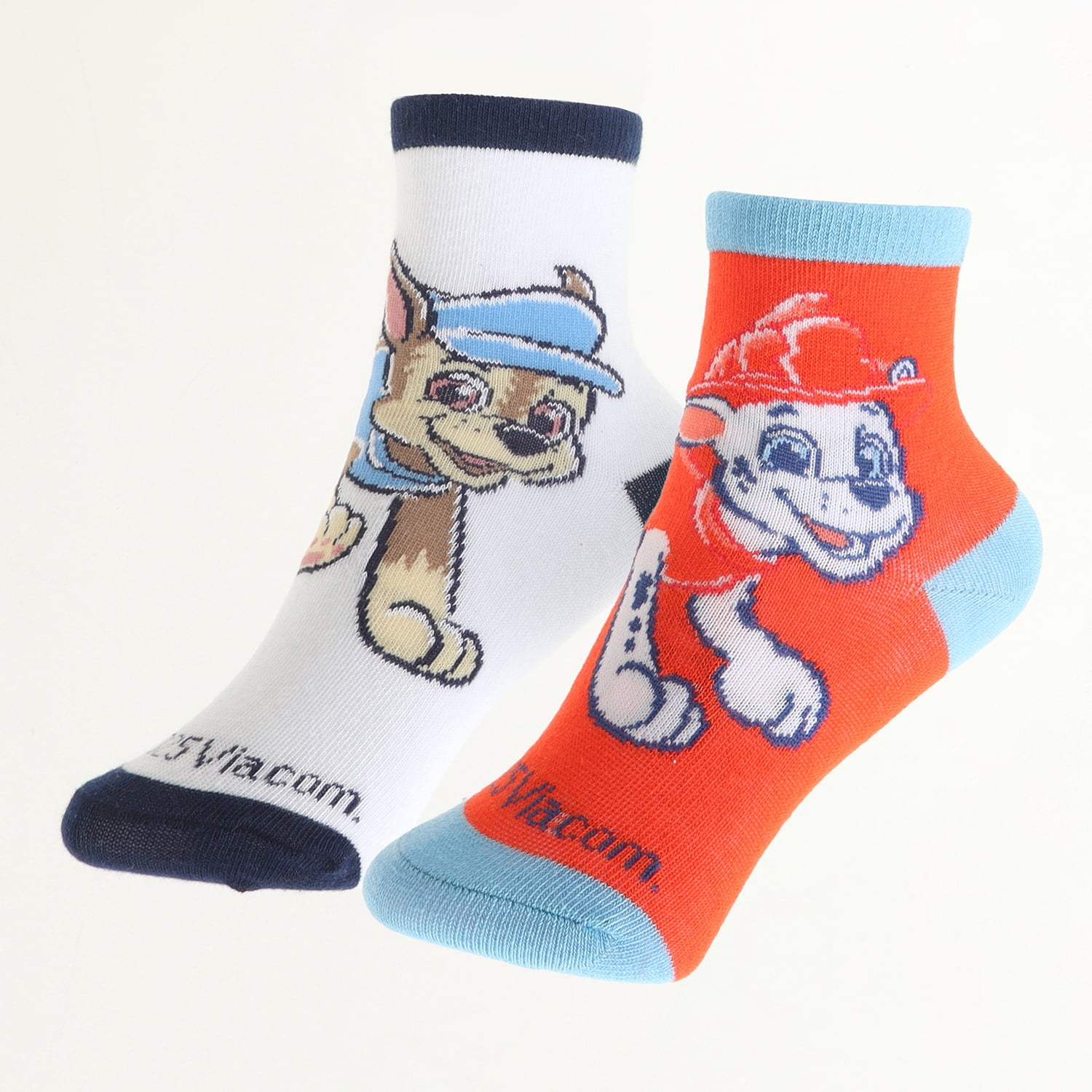 Pack Calcetines Niño Marshall Y Chase Blanco Paw Patrol