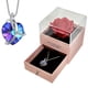 thumbnail image 1 of Eternal Love - Real Red Rose Necklace with Heart for Mom, Grandma, Wife, Girlfriend, Birthday, Anniversary, Romantic Gifts from Boyfriend, 1 of 5