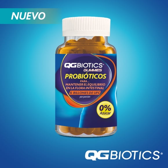 QGBiotics Gummies probióticos 6 billones UFC - 60 gomitas