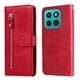 thumbnail image 1 of Funda con Cremallera para Honor X8C, Carcasa Cartera de Cuero PU con Soporte y Tarjetero, 1 of 5