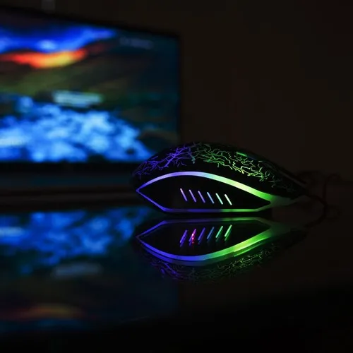 Genérico - Mouse Urbano Labs Gamer Pro Rgb 3 Botones Negro