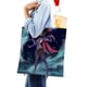 thumbnail image 4 of Genshin Impact: Mona Anime Girl Bolso de tela con estampado de lienzo para mujer, bolsa de compras reutilizable y estética, con cremallera interior, regalo para mujer, 35 × 40 cm., 4 of 6