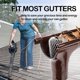 thumbnail image 2 of Gutter Guards AOSbet Fuvtory Expand Aluminium, paquete de 4 unidades, 3.5 pulgadas, 2 of 6