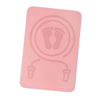 Magideal - Estera Para Saltar La Cuerda, Estera Para Ejercicios Físicos, Protección Para Las Rodillas, Absorción De Impactos, Estera Antideslizante Para La Cuerd Rosa