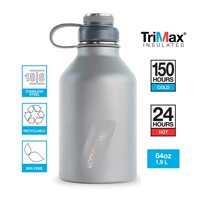Ecovessel - Botella Inox Bossglowler 1,9 Lts Gris.