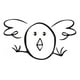 thumbnail image 1 of Decomural Funny Bird Easter Chick Kids WS-16165, 1 of 2