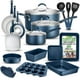 thumbnail image 1 of Juego de cocina NutriChef Professional azul marino, 20 piezas con utensilios para hornear, 1 of 3