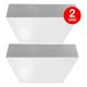 thumbnail image 1 of Pack 2 Plafon Panel Led Cuadr Sob Itd Decorativo 22w 6000k blanco, 1 of 7