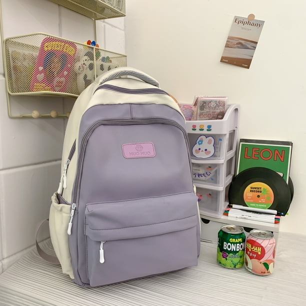 Get Ready for School with our Spacious Women's Korean Version Backpack - Perfect for High School, College, and Middle School Students!