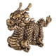 thumbnail image 1 of Estatua de dragón Colección de figuras de dragón Escultura de animales de latón Decoración Feng Shui Escultura de dragón para decoración de dormitorio Bronce, 1 of 5