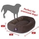 thumbnail image 3 of Cama para perros Majestic Pet Suede Calming, lavable, 132 x 89 x 28 cm, color marrón, 3 of 9