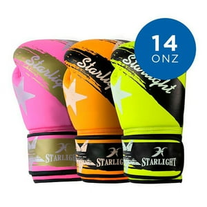 Genérico - Guantes De Boxeo Starlight Mod 14 Onz Amarillo Xtq-017