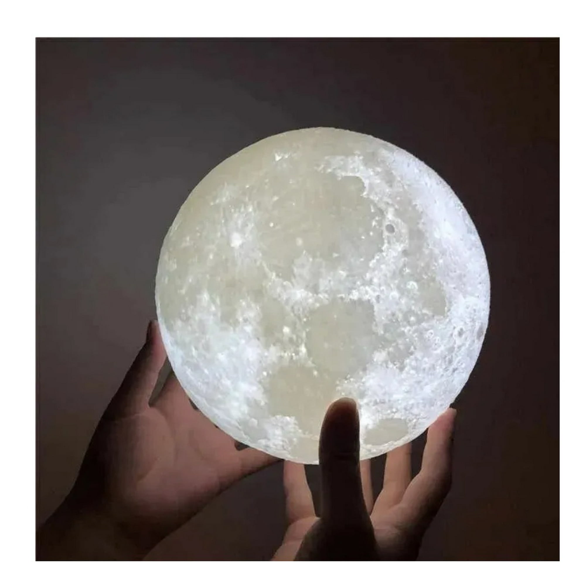 Tomasstore - Lampara Luna 3d Touch Luz Led Usb
