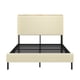 thumbnail image 3 of Full Size Platform Bed , Metal Bed Frame with Charging Station, No Box Spring Needed, (Beige), Noise Free,Easy Assemble., 3 of 3