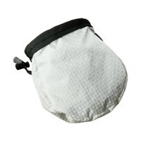 Magideal - Bolsa De Magnesio Para Escalada En Roca, Con Cierre De Cordón, Para Accesorios De Escalada, Cinturón Y Bolsa Para Transportar Magnesio Para Levantamie Plata