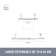 thumbnail image 5 of Riel Retráctil Toalla Home Logics 1 un, 5 of 6