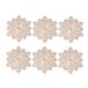 thumbnail image 1 of 6 Unids Mesa De Comedor Hueca Placemat Anti-Scalding For Wedding Halloween Dining Gold, 1 of 5