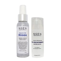 Ngen - Crema Proenvejecimiento Antirojeces + Agua De Rosas