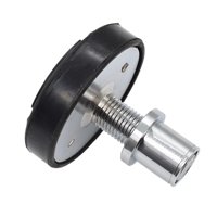 Magideal - Tandeo De Elevación De Automóviles Adaptador Automotriz Fácil Instalación Fácil Metal Redondo El Elevador De Autos De Metal Con Pie De Pie Para Elevad 38 Bandeja Roscada