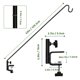 thumbnail image 5 of Gancho para terraza ERYTLLY extensible de 43 pulgadas, pack de 2, negro, 5 of 9