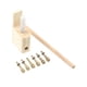 thumbnail image 5 of Kit de reparación de pines de puente de guitarra para caja de resonancia de guitarra, reparación profesional, portátil, compacto, mejora el volumen de Tipo de perno de cobre, 5 of 5