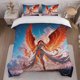 thumbnail image 1 of Fire Winged Goddess Themed Bedding Set Duvet Cover and Pillowcase Set, 1 of 5