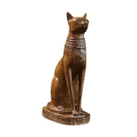 Magideal - Estatuilla De Gato Egipcio, Estatua De Del Gato, Recuerdos, Escultura De Gato Coleccionable Para Decoración De Estante De Gabinetes De Escritori L