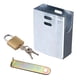 thumbnail image 5 of Agua multifuncional, cerradura protectora, cubierta de grifo exterior, para instalaciones públicas, jardín, escuela, campos al aire libre , Cuadrado de plata, 5 of 5