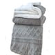 thumbnail image 1 of Frazadas Texturizadas Plaza Y Media Gris Claro, 1 of 3