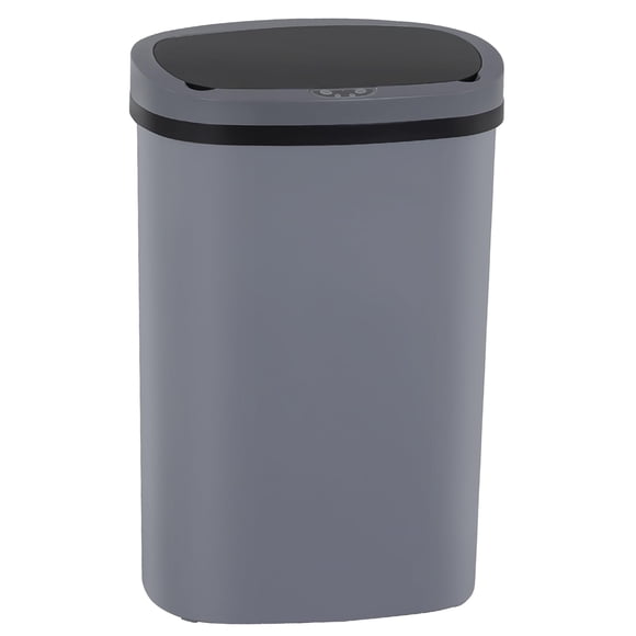 Bote de basura BestOffice, automático, 50 litros, 13 galones, sin contacto