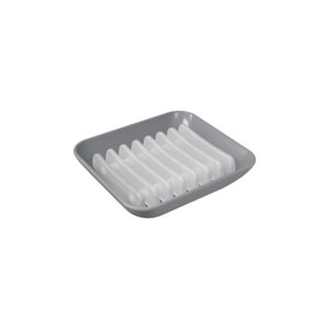 Coza - Jabonera Para Baño New Square Gris Frío Gris