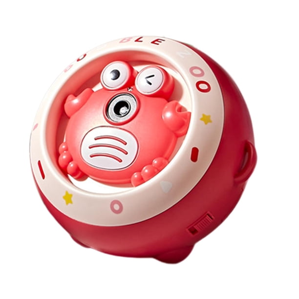 Máquina Automática De Burbujas Para Hacer Burbujas, Máquina Portátil Para Niños Y Niñas, Regalos De Cumpleaños, Color Rojo