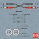 thumbnail image 5 of Cable de audio Hosa 4M Dual 1/4" TRS macho a macho, 5 of 6