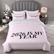 thumbnail image 1 of 2026 is my year Theme Bedding Set | Comfortable and Soft Polyester Duvet Cover and 2 Pillowcases Ideal for All Seasons Perfect Gift for Family and Friends, 1 of 1