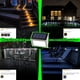 thumbnail image 4 of Luces solares JSOT impermeables para postes de valla para exteriores, paquete de 6, 4 of 8