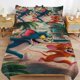 thumbnail image 1 of Tom And Jerry Cartoon Bedding Sets Ultra Soft Skin-Friendly Duvet Cover 3 Piece, Cute Comforter Cover Bed Set for Boys Girls Kids, 1 of 5