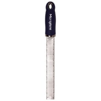 Rallador De Alimentos Microplane Premium Citrus Zester, Azul Oscuro, Ee. Uu.