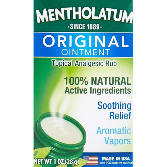Ungüento Mentholatum Original Alivio Calmante 28 g Paquete de 2