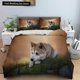 thumbnail image 1 of x1952 Bed SheetsYellow Shiba Inu Bedding Set Lovely Puppy Duvet Cover Family Pet Animal Quilt Cover /Polyester Comforter Cover 3-Piece Bedding Set (1 Duvet Cover + 2 Pillow Shams) nj1952, 1 of 5