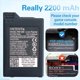 thumbnail image 2 of Batería OSTENT recargable de ion de litio de 2200 mAh y 3.6 V para PSP 1000, 2 of 9