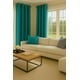 thumbnail image 3 of Cortina de Tela Delgada 100% Blackout Turquesa, 3 of 9
