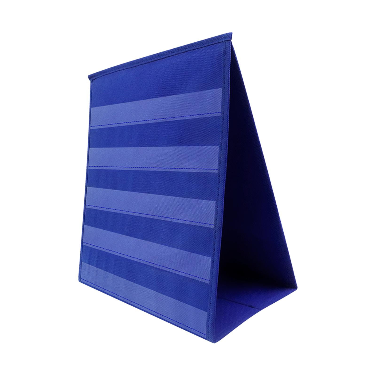 Bothyi - Tabla De Bolsillo De Escritorio De Doble Cara Plegable Para Niños Pantalla De Horario Niños Azul