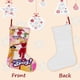 thumbnail image 3 of Totally Spies Tema: Calcetines de Navidad, fino lino blanco para colgar en escaleras y chimenea, decoración navideña para el hogar, regalo de Navidad. 45cm × 32cm, 3 of 5