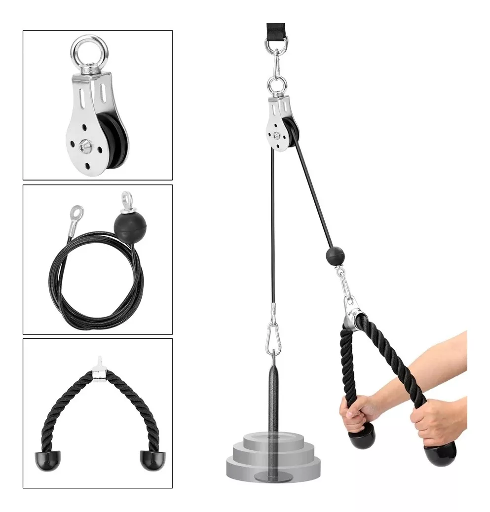 Master Prox - Home Triceps Pulley Set Tricep Rope Accessories