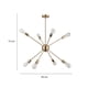 thumbnail image 3 of Lámpara Colgante Sputnik Oro 8 luces Incluye Ampolletas, 3 of 3