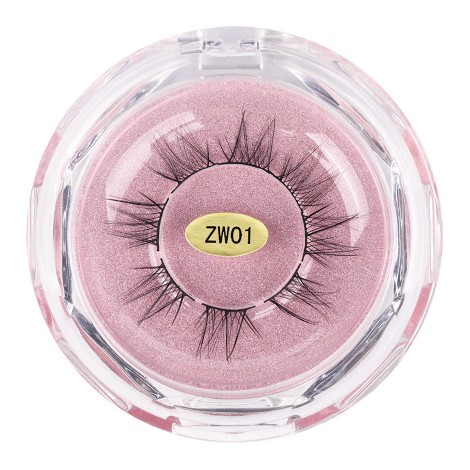 Ioensy - Pestañas Postizas Autoadhesivas Segmentadas Volumen Reutilizable Diy Para Mujeres Niñas Zw01