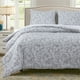 thumbnail image 1 of Cobertor Floral King Flores Gris, 1 of 3