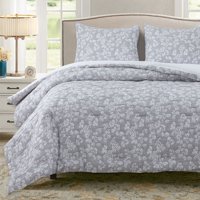 Hebra - Cobertor Floral 2P Flores Gris