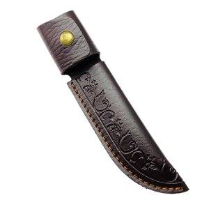 Bothyi - Funda De Cuchillo De Cuero Pu, Mangas Cortadoras Resistentes Para Senderismo, Mochilero Exterior