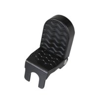 Ioensy - Pedales Traseros Para Motocicleta, 2 Uds., Reposapiés Para Bicicleta De Aleación De Aluminio, 10Mm